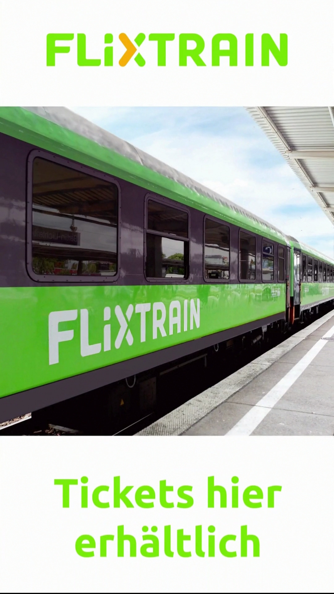 Fahrkartenverkauf für Flixtrain und Flixbus bei uns möglich