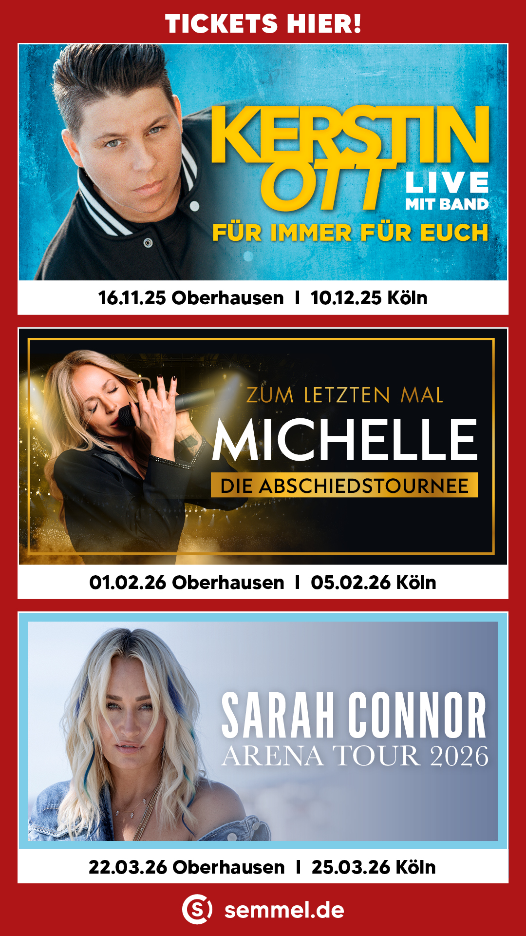 Vorverkauf ist gestartet
