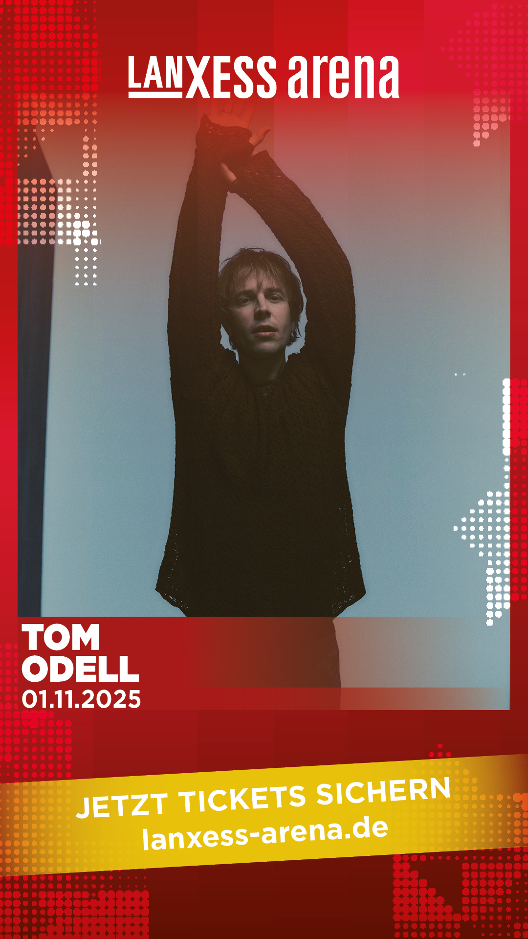 Tom Odell am 01.11.2025 in der Lanxess Arena