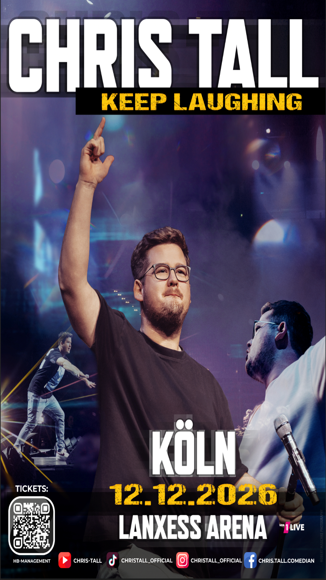 Chris Tall 12.12.2026 Köln Lanxess Arena vorverkauf ist gestartet